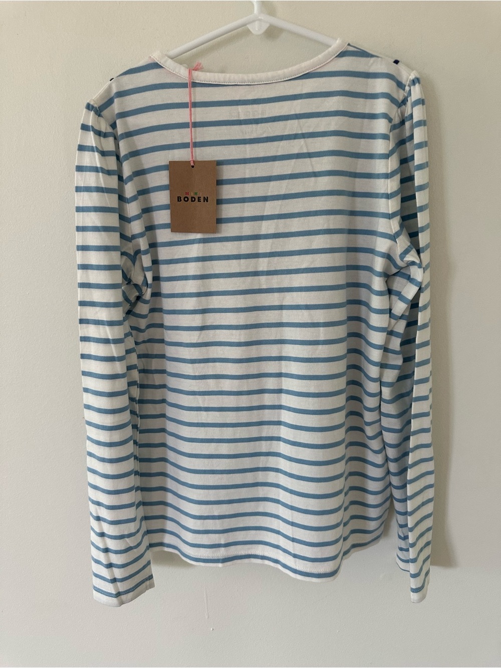 Mini Boden Kids' Stripe Bow Appliqué
Long Sleeve Cotton Graphic - Picture 6 of 8